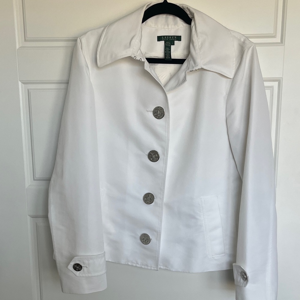 Lauren Ralph Lauren White Jacket Size L